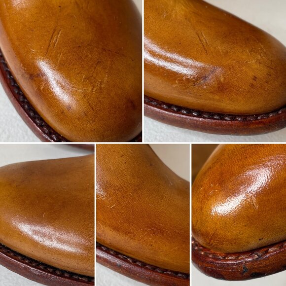 BED STU Tess Tan Distressed Leather Tall Riding Boots BEDSTU Size 8 - Picture 10 of 16